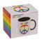 Becher, Peace, Steingut,