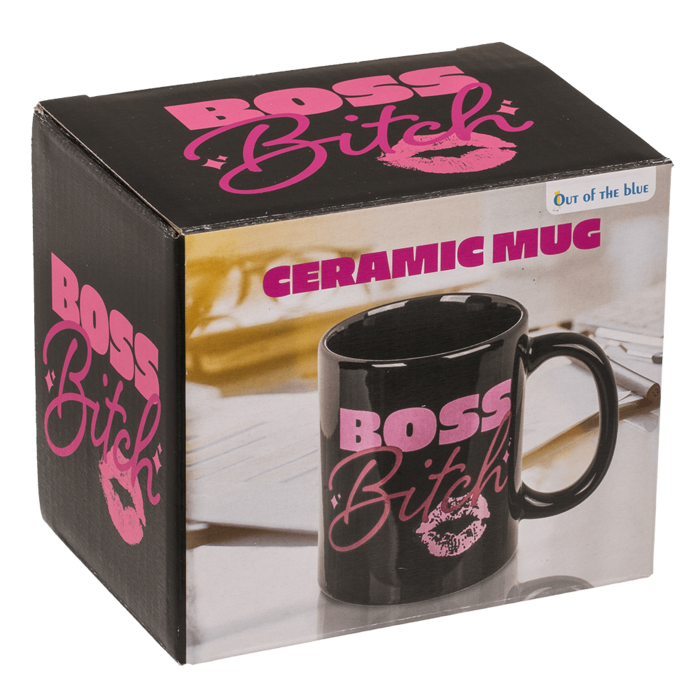 Becher, Boss Bitch, Steingut,