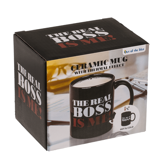 Becher, The Real Boss, Steingut, Thermoeffekt,