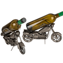 Metall-Flaschenhalter, Motorrad I, ca. 31 x 17 cm