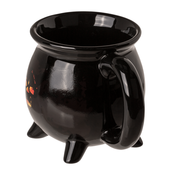 Becher, Feuerteufel, Steingut, Thermoeffekt,
