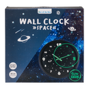Wanduhr, Space, leuchtet im Dunkeln,