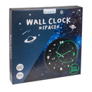Wanduhr, Space, leuchtet im Dunkeln,