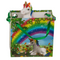 Einhorn, in Regenbogen-Papiertüte,