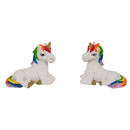 Einhorn, in Regenbogen-Papiertüte,