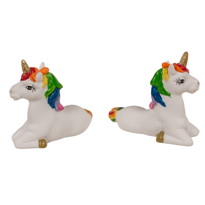 Einhorn, in Regenbogen-Papiertüte,