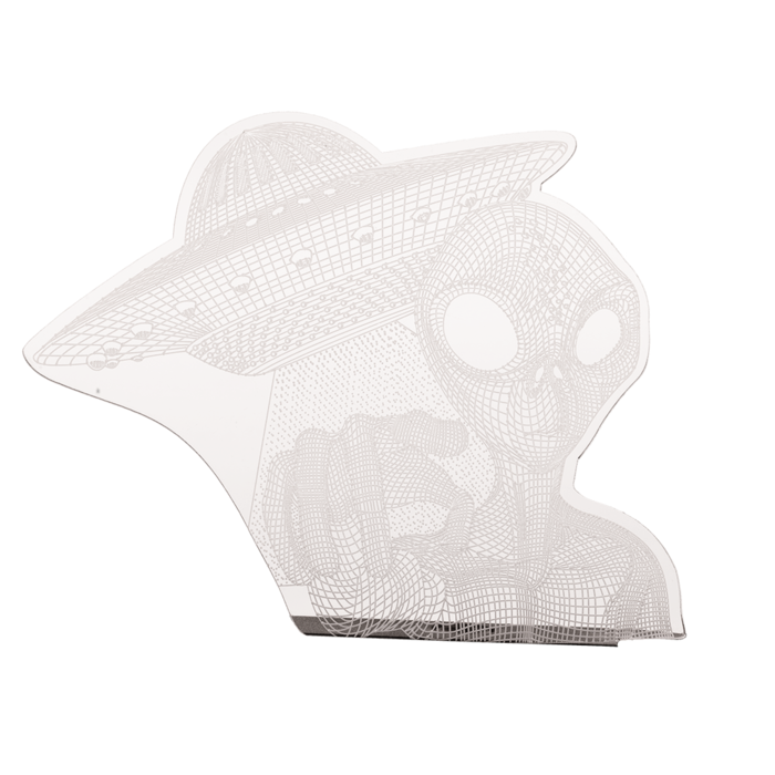 3D Solar Gartenstecker mit Farbwechsel-LED,