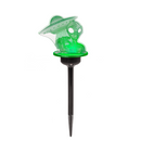 3D Solar Gartenstecker mit Farbwechsel-LED,