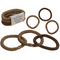 Textil-Haarband/Armband, Natural,