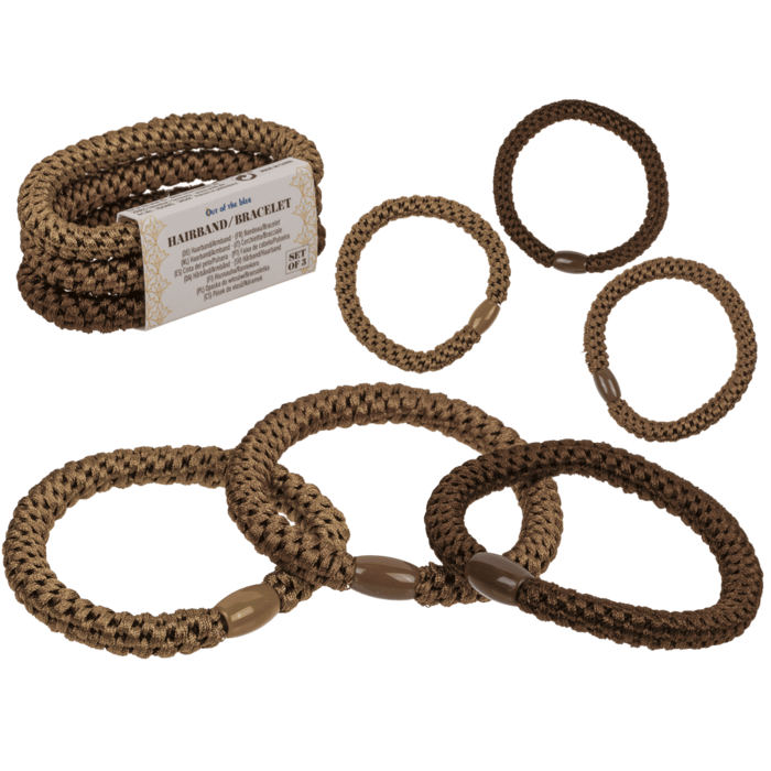 Textil-Haarband/Armband, Natural,