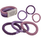Textil-Haarband/Armband, Purple Shades,
