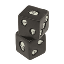 Würfel, Totenkopf,  leuchtet im Dunkeln,