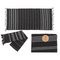 Weiß/schwarzes Fouta-Hamamtuch