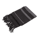 Weiß/schwarzes Fouta-Hamamtuch