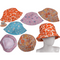 Anglerhut, Flowers, 4-fach sortiert,