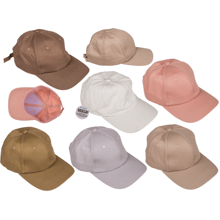 Basecap, Standard, 6-farbig sortiert,