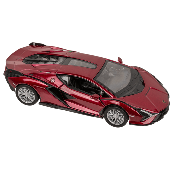 Metall-Modellauto mit Rückziehmotor, Lamborghini,