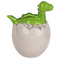 Spardose mit Schloss Dino aus dem Ei,