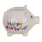 "Sparschwein ""Happy Birthday"", ca. 8,8 cm,"