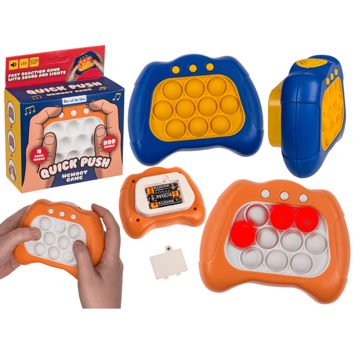 Quick Push Game Konsole mit Sound und LED Licht,