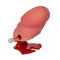 Aufziehbarer, hüpfender Penis, ca. 7 x 3 cm,