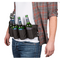 Schwarzer Flaschenhalter, Bier-Gürtel, 123 cm,