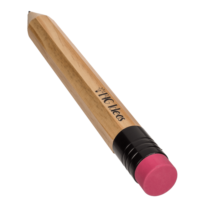 Jumbo-Bleistift mit Radiergummi, Big Ideas,