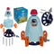 Fliegende Weltraumrakete, Rasenspenger, 33 cm,