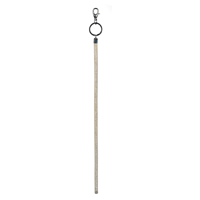 Schlüsselband mit Besatz, Metall-Ring &