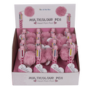 Kugelschreiber mit 6-farbigen Minen,