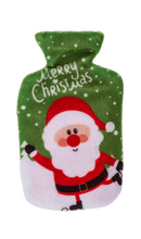 Handwärmer, Wärmflasche mit Fleeceüberzug,