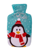 Handwärmer, Wärmflasche mit Fleeceüberzug,