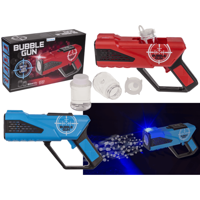 Seifenblasenpistole mit LED, 25 cm,