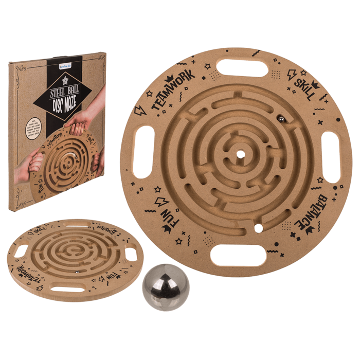 Stahlkugel-Scheibenlabyrinth, 34 cm,