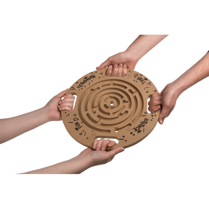 Stahlkugel-Scheibenlabyrinth, 34 cm,