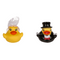 Quietsche-Enten, Brautpaar, 6 cm,