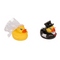 Quietsche-Enten, Brautpaar, 6 cm,