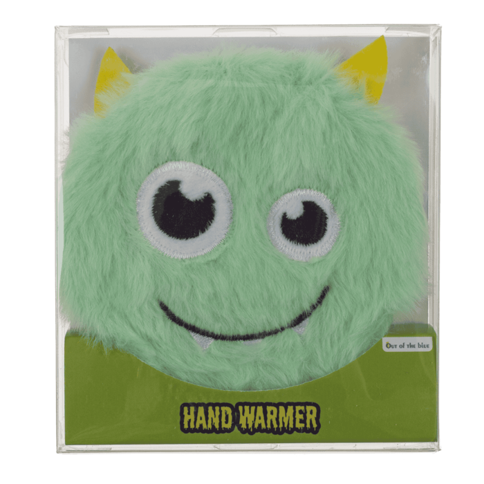 Handwärmer, Monster, mit Plüschüberzug,