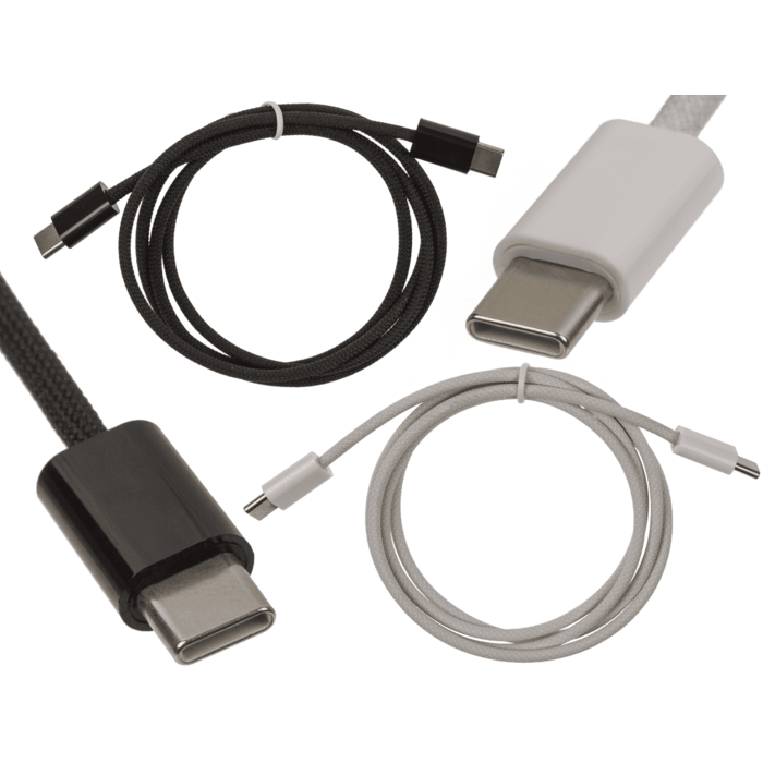 USB-C auf USB-C Schnelllade- und Datenkabel, 1 m.,