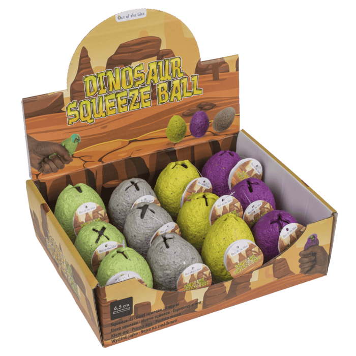Squeeze-Ei mit Dinosaurier, ca. 6,5 cm,
