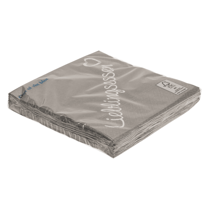 Graue Papier-Servietten, Lieblingsessen,