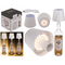 LED Flaschenleuchte, weiß, 3 Modi (an/aus/dimmbar)