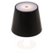 LED Flaschenleuchte, schwarz,