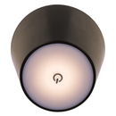 LED Flaschenleuchte, schwarz,