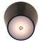 LED Flaschenleuchte, schwarz,