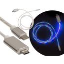 USB-C auf USB-C Schnelllade- und Datenkabel, 1 m.,