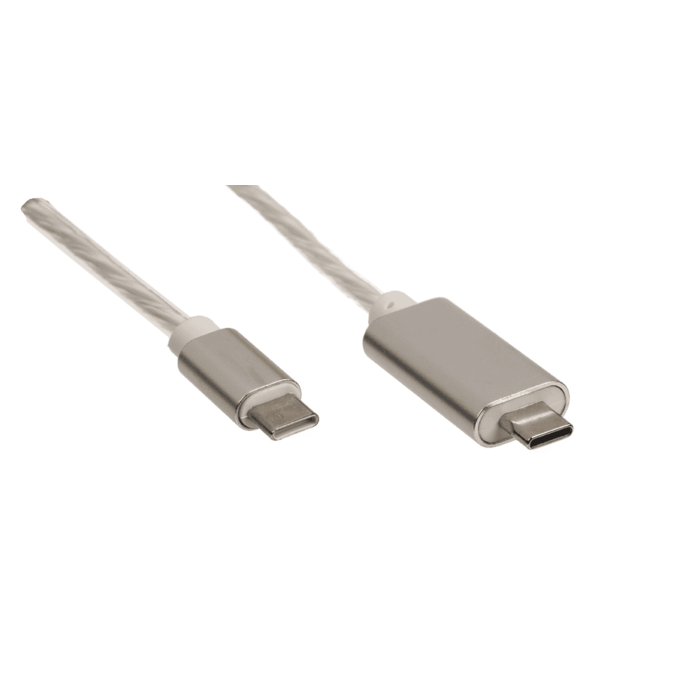 USB-C auf USB-C Schnelllade- und Datenkabel, 1 m.,