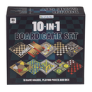 Brettspiel Set, 10 in 1, 15 x 15 cm,