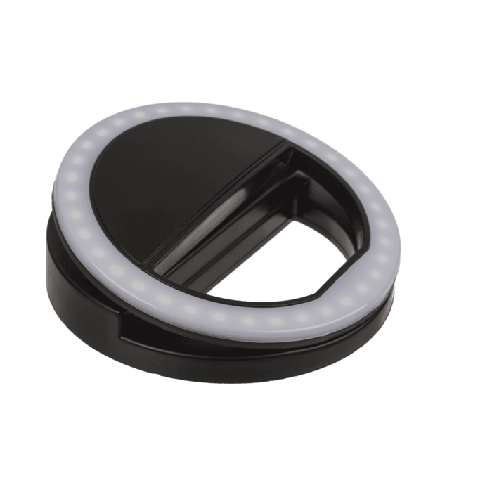 Selfie LED Ring mit 3 Intensitäten, ca. 8,5 cm,