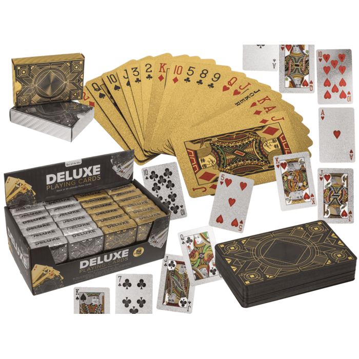 Deluxe Spielkarten, ca. 5,7 x 8,7 cm,